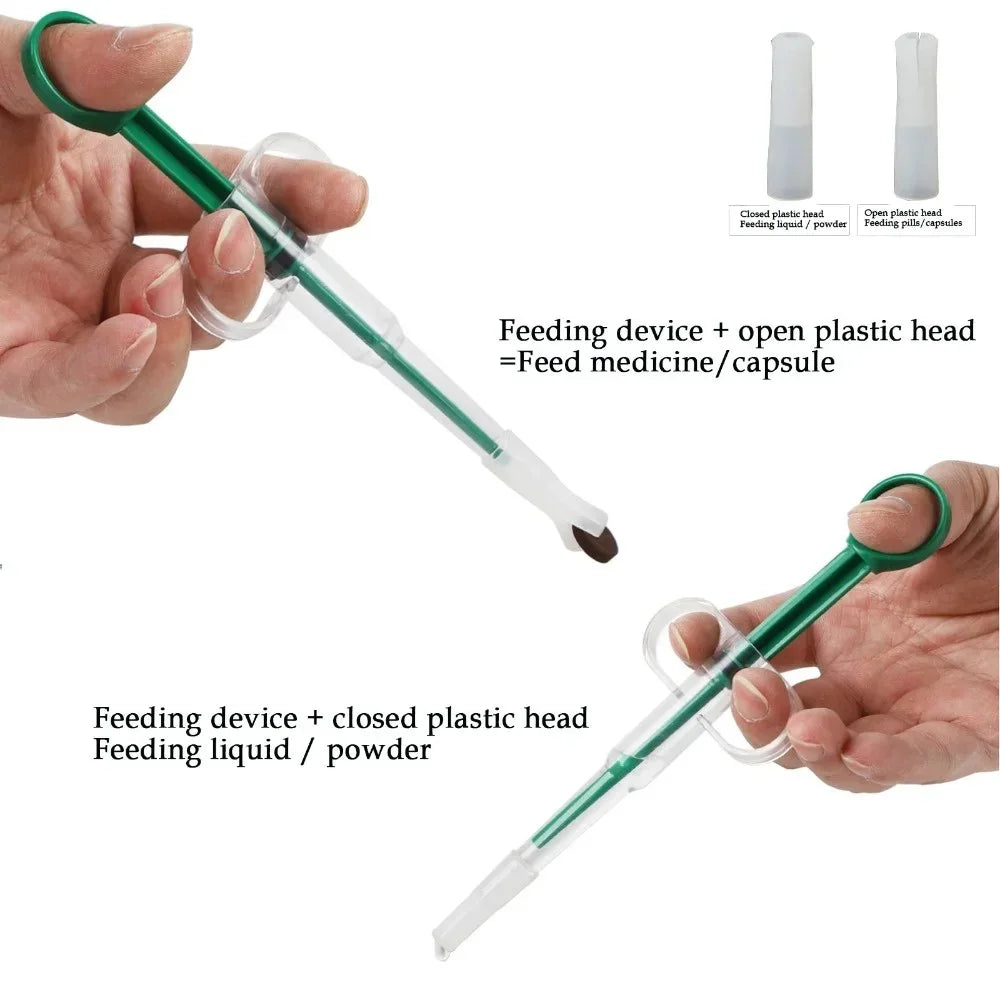 Pet Medicine Dispenser Cat Tablet Syringe Feeder Soft Tip Multi-Purpose Feeder Cat Pill Shooter Pet Pill Applicator Pet Supplies