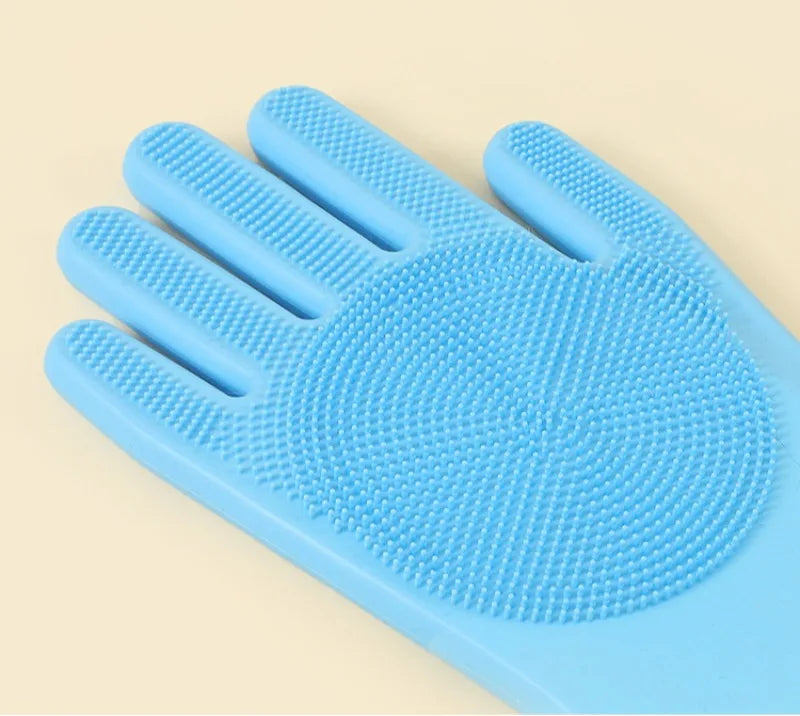 Pet Bath Gloves Bath Scrub Brush Thickened Bite Proof Pet Cat Dog Products Supplies Grooming Glove Cleaning Beauty Accessories