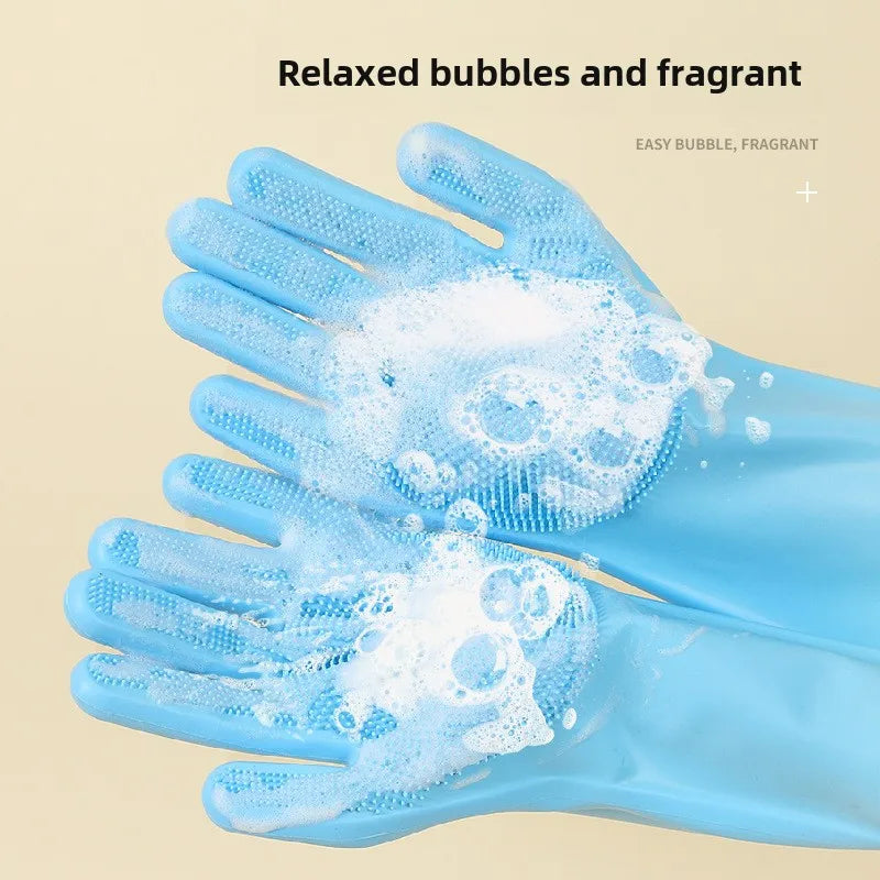 Pet Bath Gloves Bath Scrub Brush Thickened Bite Proof Pet Cat Dog Products Supplies Grooming Glove Cleaning Beauty Accessories
