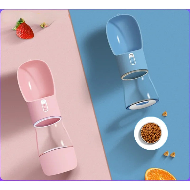 Portable Pet Dog and Cat Food Feeding Bowl, Drinking Water Feeder for Puppy, Outdoor Walking and Travel Supplies