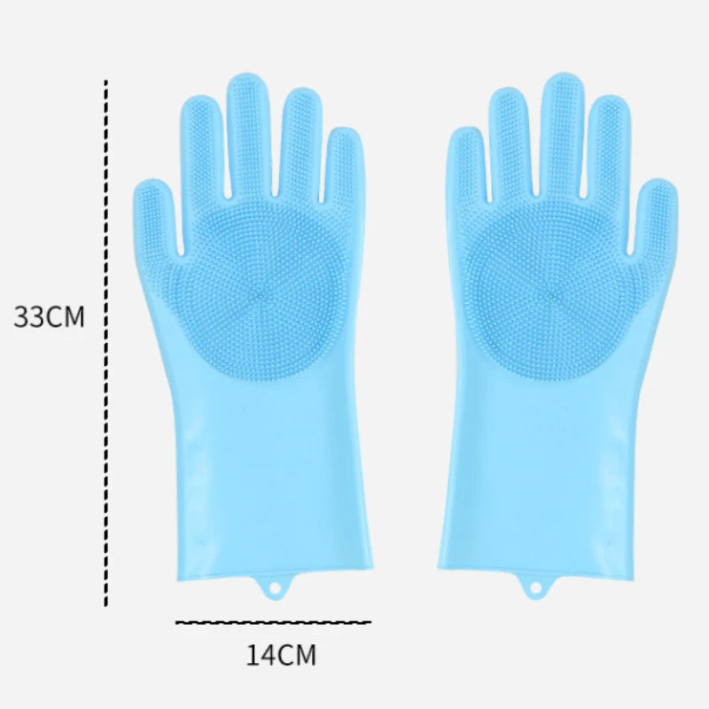 Pet Bath Gloves Bath Scrub Brush Thickened Bite Proof Pet Cat Dog Products Supplies Grooming Glove Cleaning Beauty Accessories