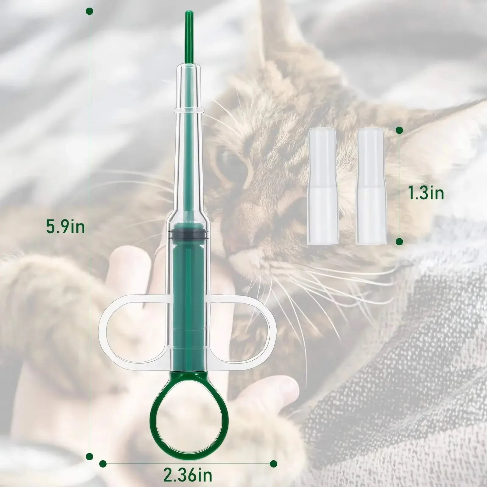 Pet Medicine Dispenser Cat Tablet Syringe Feeder Soft Tip Multi-Purpose Feeder Cat Pill Shooter Pet Pill Applicator Pet Supplies