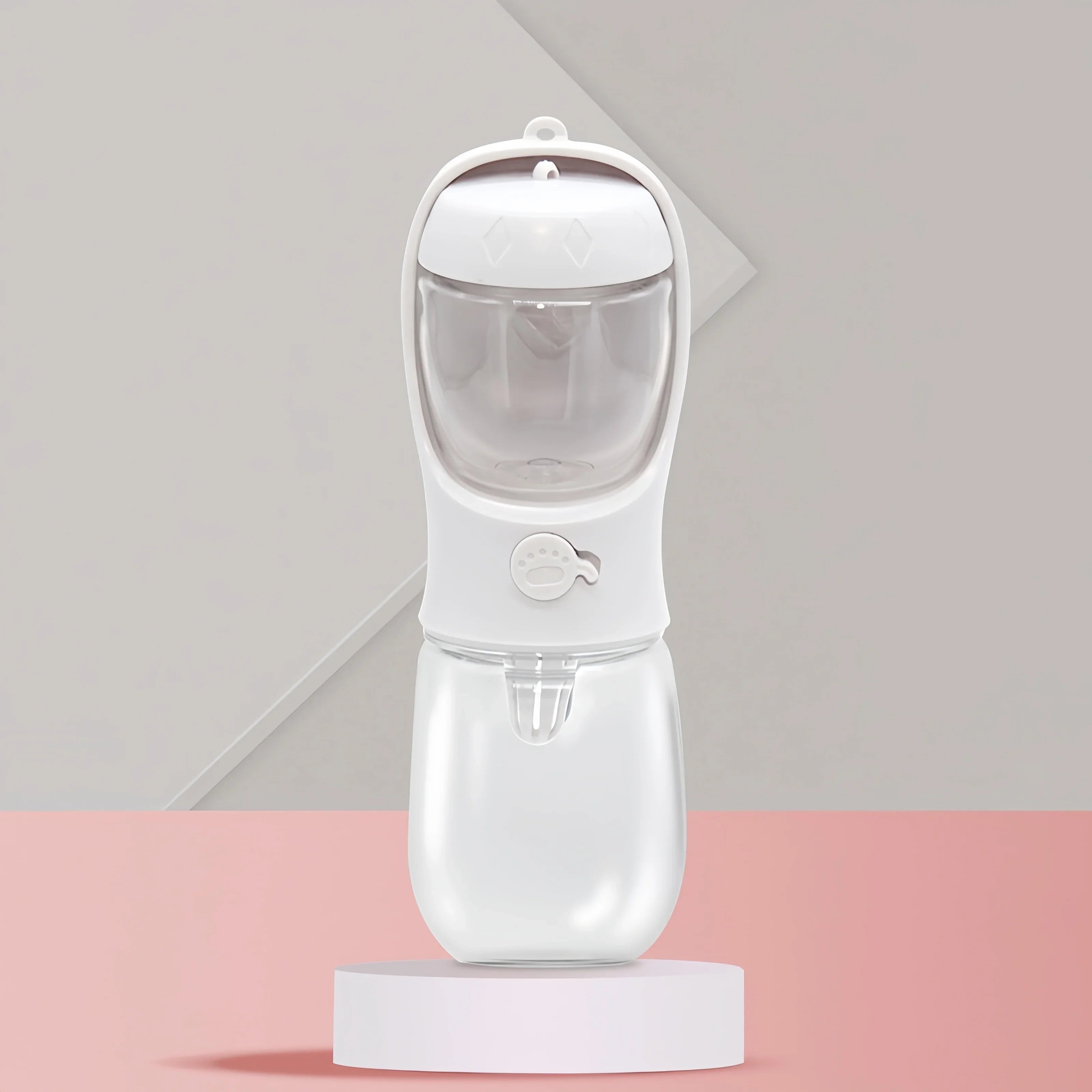 Portable Pet Water Bottle Food Grade Material Dog Cat Travel Cup with Food Dispenser Leakproof Puppy Small Pets