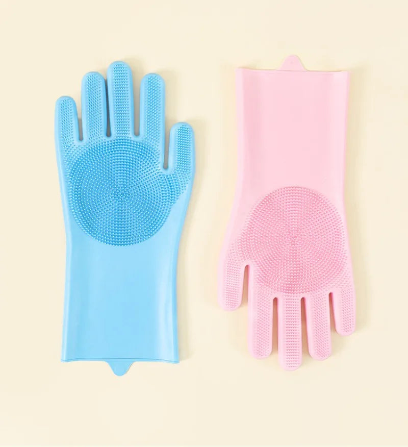 Pet Bath Gloves Bath Scrub Brush Thickened Bite Proof Pet Cat Dog Products Supplies Grooming Glove Cleaning Beauty Accessories