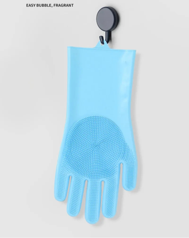 Pet Bath Gloves Bath Scrub Brush Thickened Bite Proof Pet Cat Dog Products Supplies Grooming Glove Cleaning Beauty Accessories